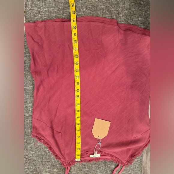 Kori Tank-NWT-Spaghetti Strap-Pink Festival Summer Party Fringe-Size Large - Picture 5 of 5